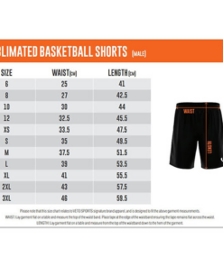 Mens Shorts Sizes